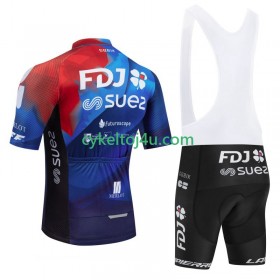 Fdj Suez Cykeltrøje + Bib Cykelshorts 2024
